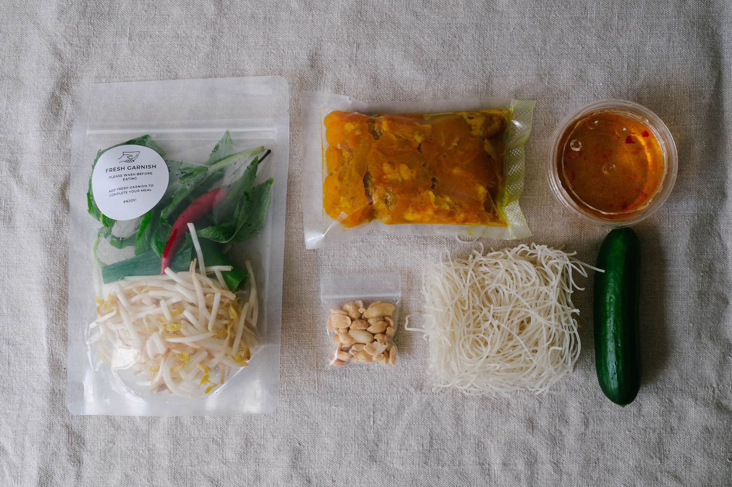 Vietnamese Noodle Salad (Bun Xao) Kit (2 serves)